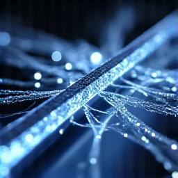 Schema tecnico stilizzato che mostra un sistema anti-torsione implementato in un fusto di canna da pesca, simboleggiando stabilità e precisione.